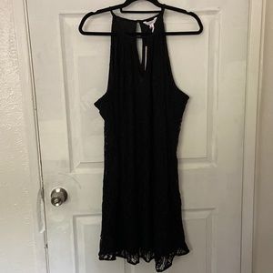 Very Flattering 1X black dress.  *new* with tags from Candie’s